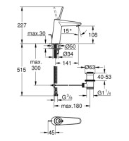 MONOMANDO LAVABO EURODISC JOY GROHE